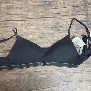 Calvin Klein Black Triangle Bralette